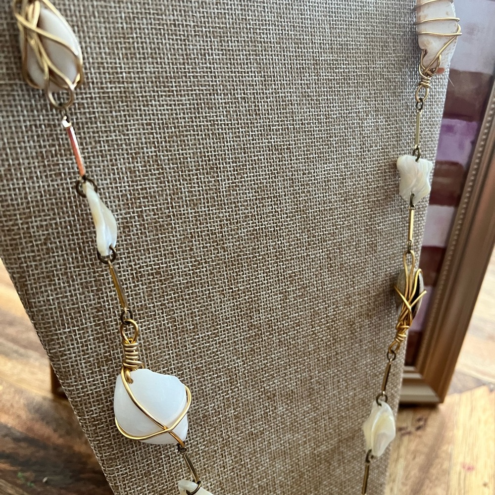 Handmade Shell Necklace - Picture 3 of 5